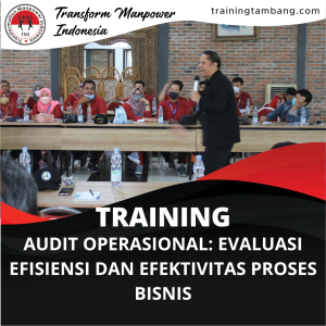 TRAINING AUDIT OPERASIONAL: EVALUASI EFISIENSI DAN EFEKTIVITAS PROSES BISNIS