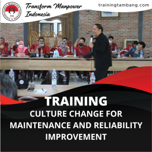 TRAINING CULTURE CHANGE FOR MAINTENANCE AND RELIABILITY IMPROVEMENT