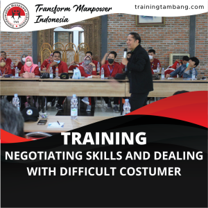 TRAINING NEGOTIATING SKILLS AND DEALING WITH DIFFICULT COSTUMER