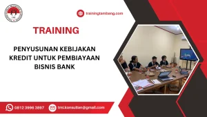 TRAINING PENYUSUNAN KEBIJAKAN KREDIT UNTUK PEMBIAYAAN BISNIS BANK