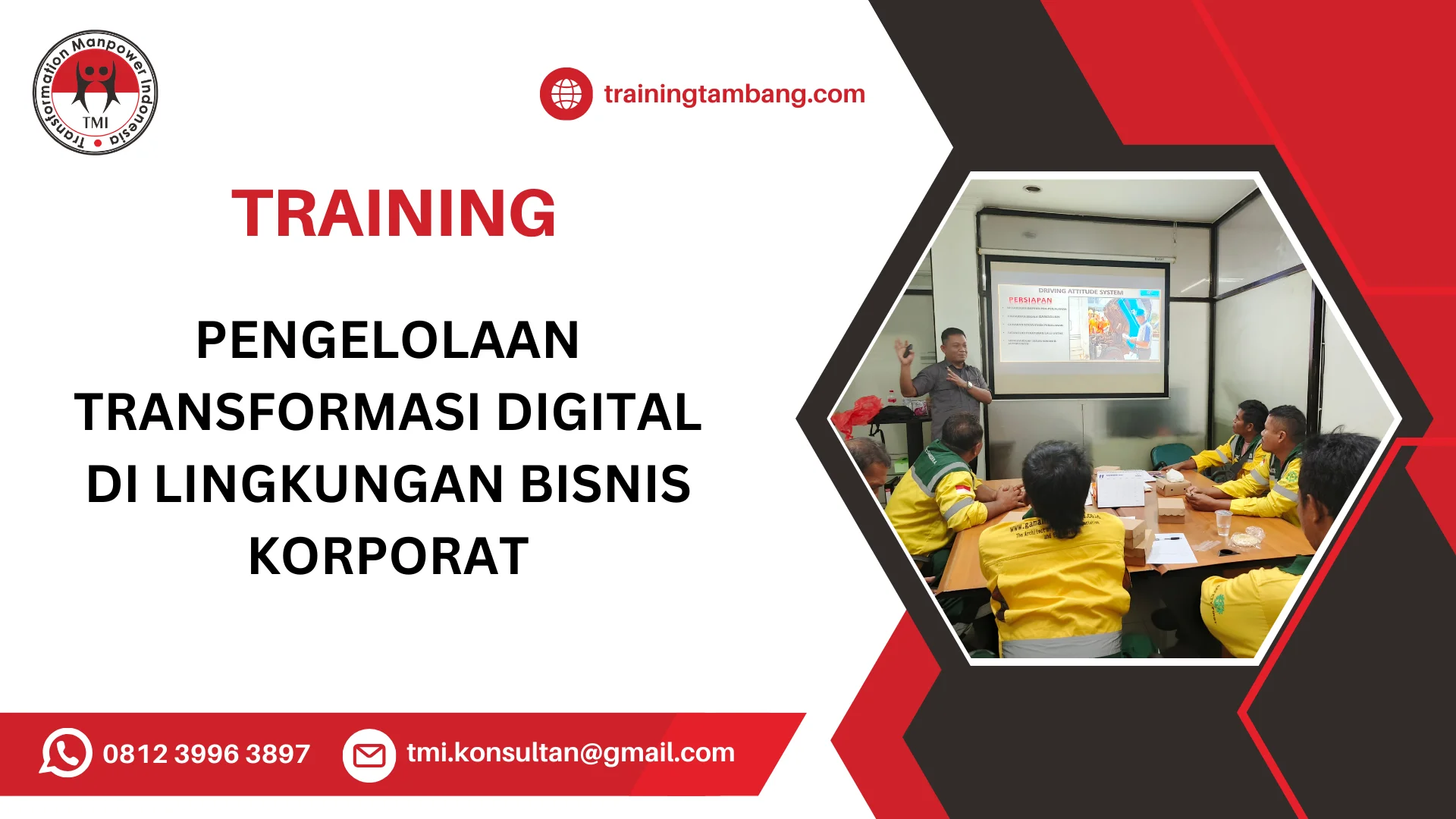 TRAINING PENGELOLAAN TRANSFORMASI DIGITAL DI LINGKUNGAN BISNIS KORPORAT