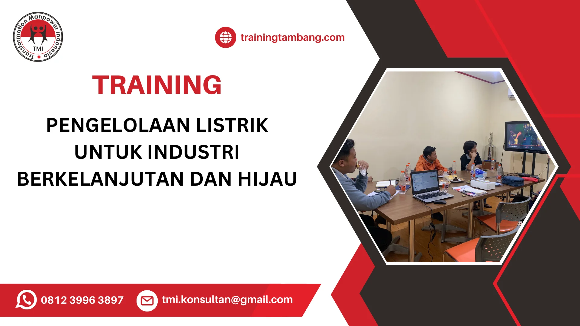TRAINING PENGELOLAAN LISTRIK UNTUK INDUSTRI BERKELANJUTAN DAN HIJAU
