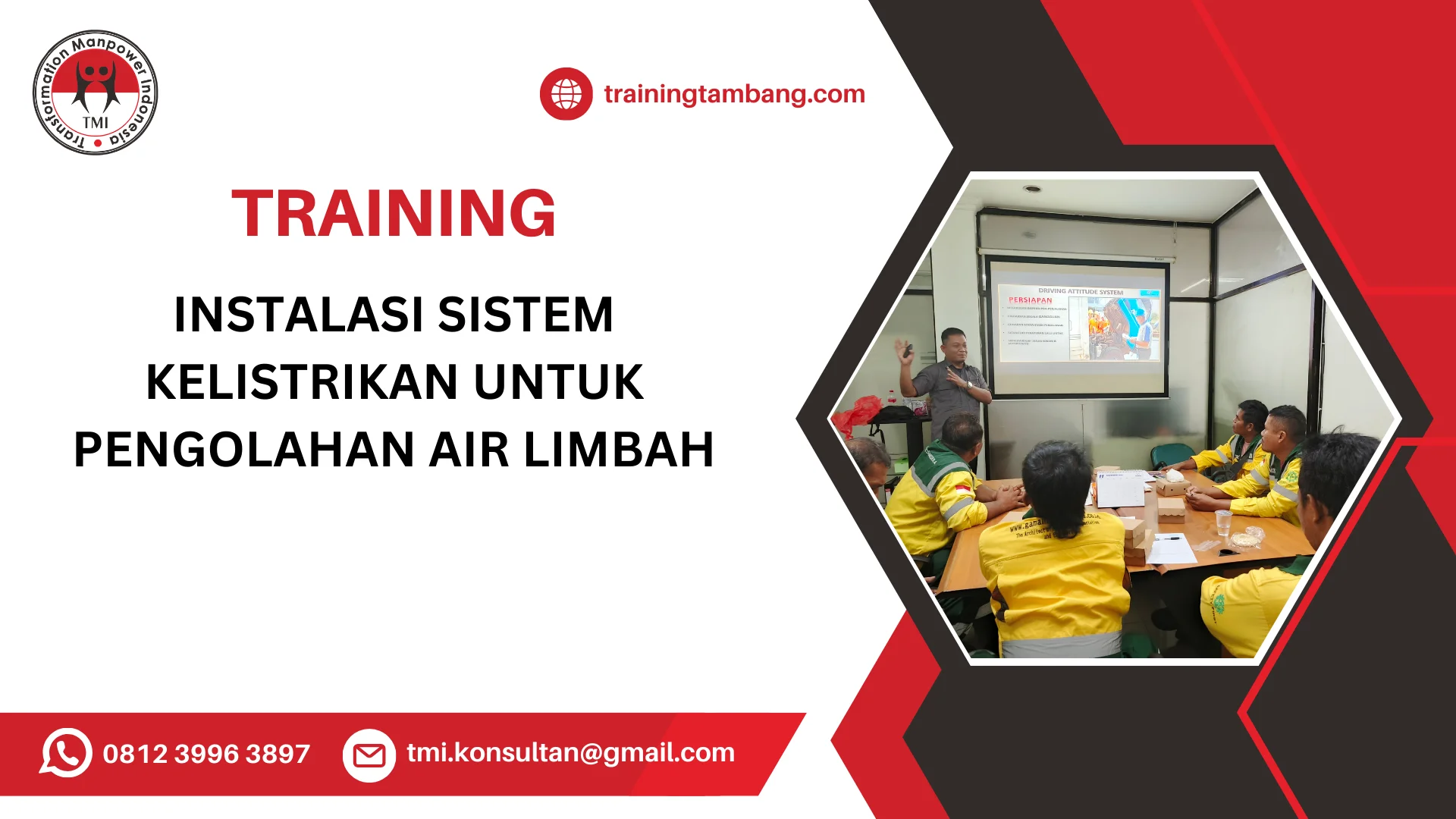 TRAINING INSTALASI SISTEM KELISTRIKAN UNTUK PENGOLAHAN AIR LIMBAH